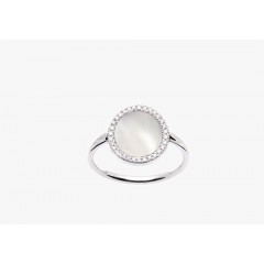 Ring-Pendant Les Renversantes Silver - White MOP 049
