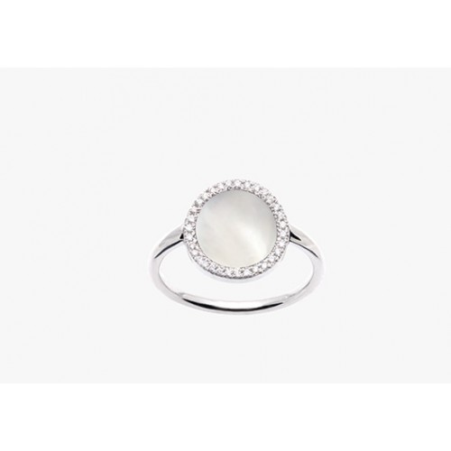 Ring-Pendant Les Renversantes Silver - White MOP 052