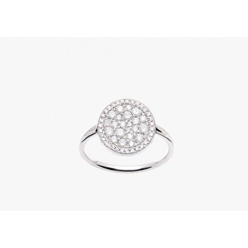 Ring-Pendant Les Renversantes Silver - Full Diamonds 052